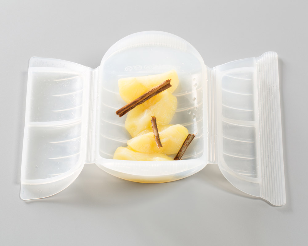 Manzana al microondas con canela Manzana al microondas con canela